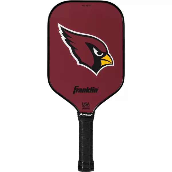Franklin Sports NFL Pro Pickleball Paddle  13MM Signature Series Pro Pickleball Paddle with MaxGrit Surface  Official NFL Team  USAP Approved  Premium Quality  Authentic NFL Team LogosTeam Specific