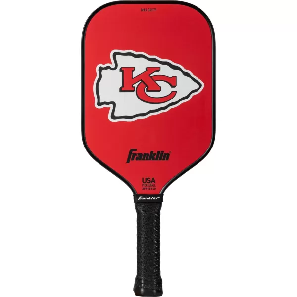 Franklin Sports NFL Pro Pickleball Paddle  13MM Signature Series Pro Pickleball Paddle with MaxGrit Surface  Official NFL Team  USAP Approved  Premium Quality  Authentic NFL Team LogosTeam Specific
