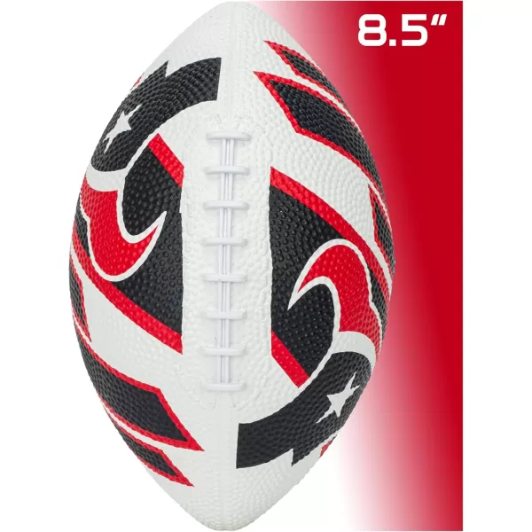 Franklin Sports NFL Team Footballs  Rubber Youth Mini Footballs for All NFL Teams  Kids Junior 85quot Football  Official NFL Licensed FootballsHouston Texans