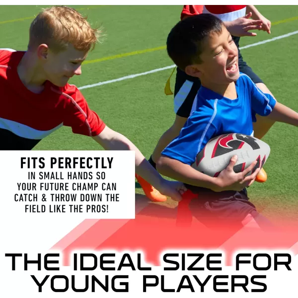 Franklin Sports NFL Team Footballs  Rubber Youth Mini Footballs for All NFL Teams  Kids Junior 85quot Football  Official NFL Licensed FootballsHouston Texans