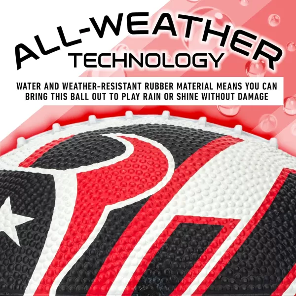 Franklin Sports NFL Team Footballs  Rubber Youth Mini Footballs for All NFL Teams  Kids Junior 85quot Football  Official NFL Licensed FootballsHouston Texans