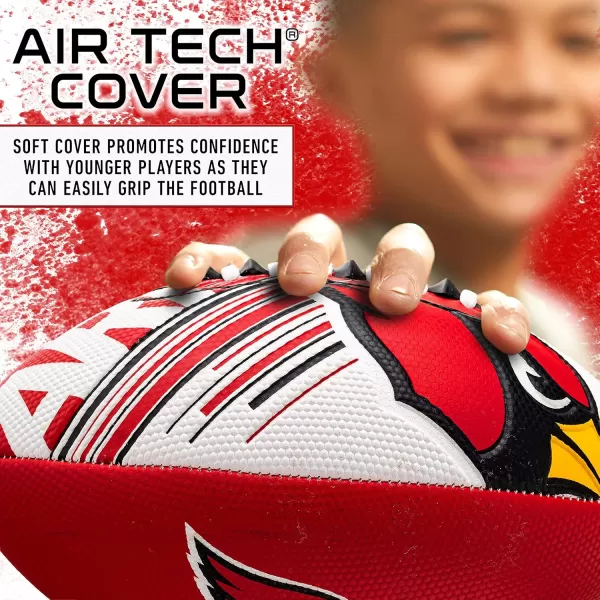 Franklin Sports NFL Team Footballs  Youth Mini Footballs for All NFL Teams  Kids Junior 85quot Football  Air Pump Sets  Official NFL Licensed FootballsArizona Cardinals