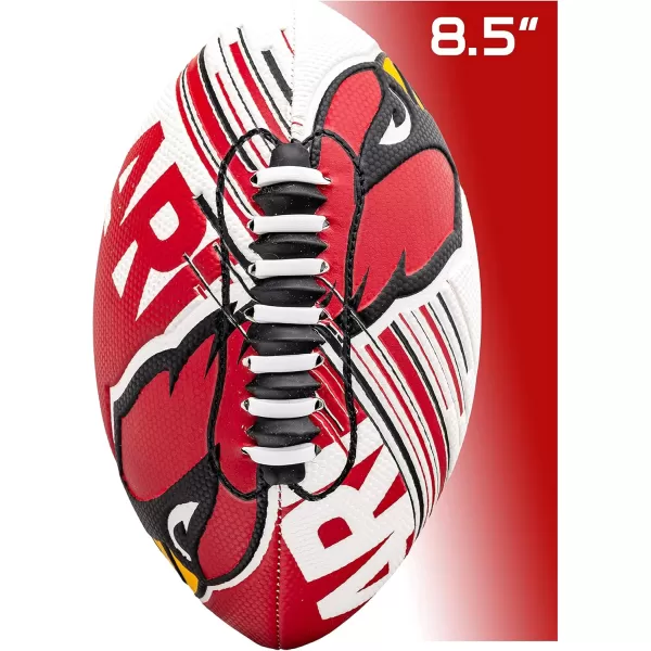 Franklin Sports NFL Team Footballs  Youth Mini Footballs for All NFL Teams  Kids Junior 85quot Football  Air Pump Sets  Official NFL Licensed FootballsArizona Cardinals