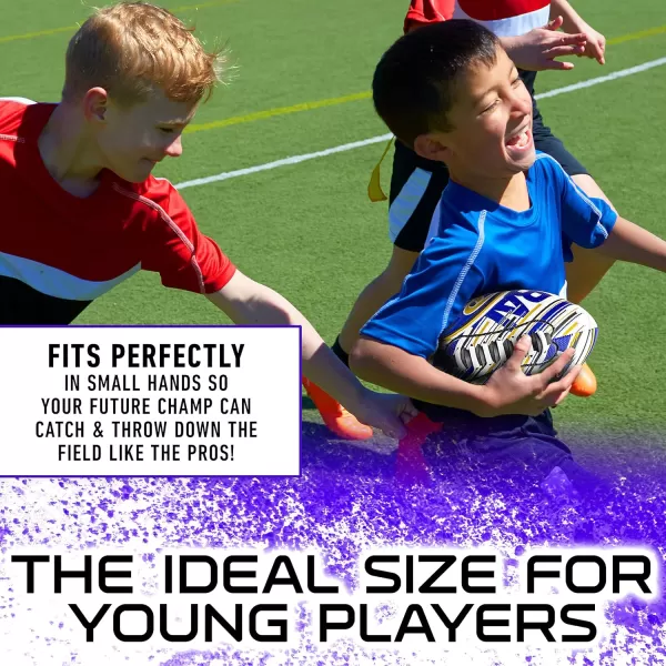 Franklin Sports NFL Team Footballs  Youth Mini Footballs for All NFL Teams  Kids Junior 85quot Football  Air Pump Sets  Official NFL Licensed FootballsBaltimore Ravens