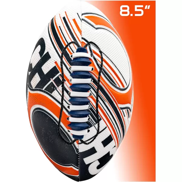 Franklin Sports NFL Team Footballs  Youth Mini Footballs for All NFL Teams  Kids Junior 85quot Football  Air Pump Sets  Official NFL Licensed FootballsChicago Bears