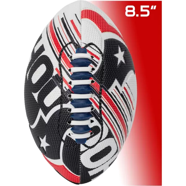 Franklin Sports NFL Team Footballs  Youth Mini Footballs for All NFL Teams  Kids Junior 85quot Football  Air Pump Sets  Official NFL Licensed FootballsHouston Texans