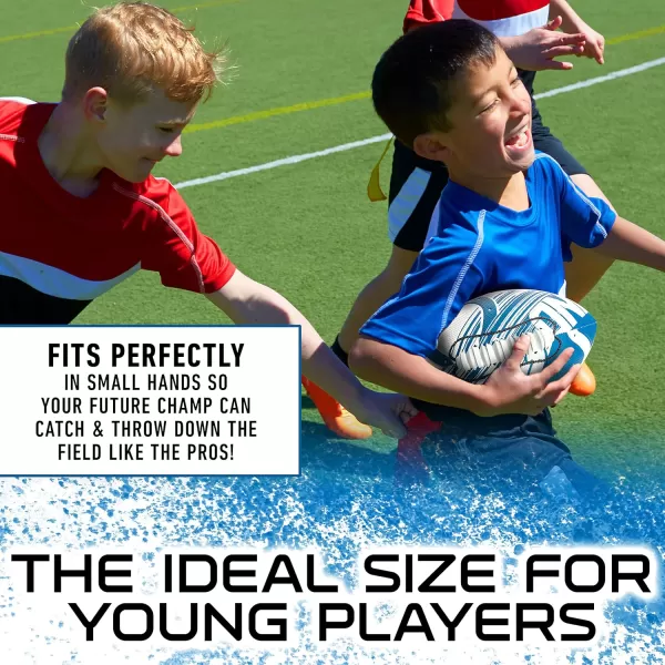 Franklin Sports NFL Team Footballs  Youth Mini Footballs for All NFL Teams  Kids Junior 85quot Football  Air Pump Sets  Official NFL Licensed FootballsIndianapolis Colts