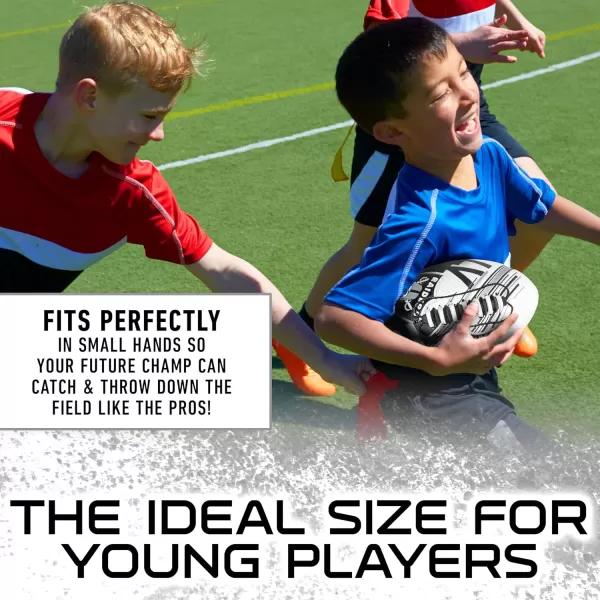 Franklin Sports NFL Team Footballs  Youth Mini Footballs for All NFL Teams  Kids Junior 85quot Football  Air Pump Sets  Official NFL Licensed FootballsLas Vegas Raiders