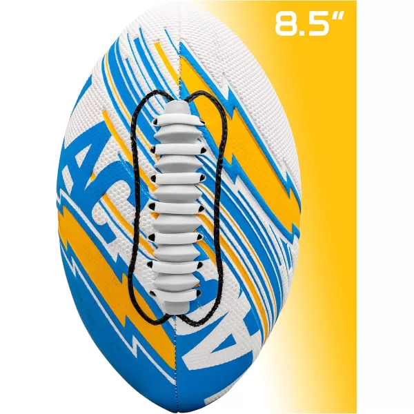 Franklin Sports NFL Team Footballs  Youth Mini Footballs for All NFL Teams  Kids Junior 85quot Football  Air Pump Sets  Official NFL Licensed FootballsLos Angeles Chargers