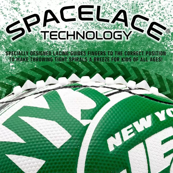 Franklin Sports NFL Team Footballs  Youth Mini Footballs for All NFL Teams  Kids Junior 85quot Football  Air Pump Sets  Official NFL Licensed FootballsNew York Jets