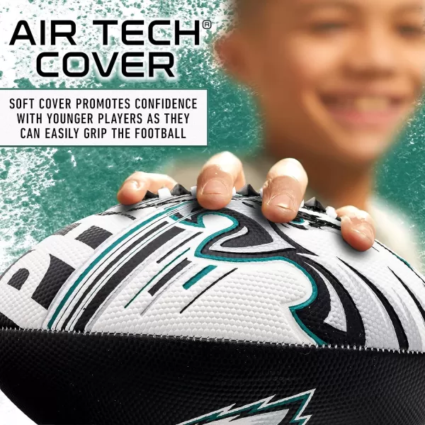 Franklin Sports NFL Team Footballs  Youth Mini Footballs for All NFL Teams  Kids Junior 85quot Football  Air Pump Sets  Official NFL Licensed FootballsPhiladelphia Eagles