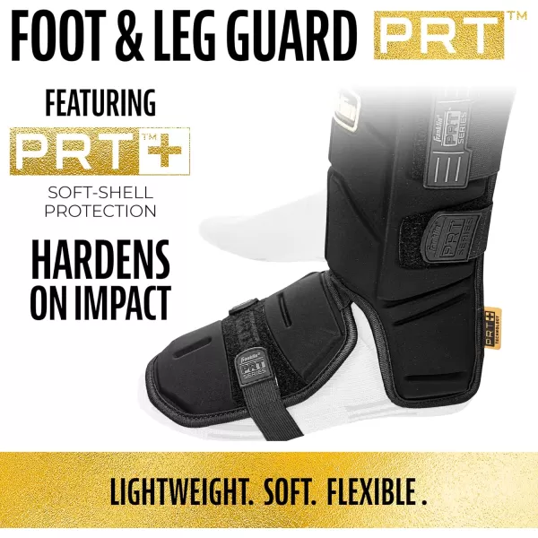 Franklin Sports PRT Series Adult Leg GuardBlackGold