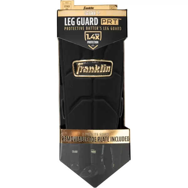 Franklin Sports PRT Series Adult Leg GuardBlackGold