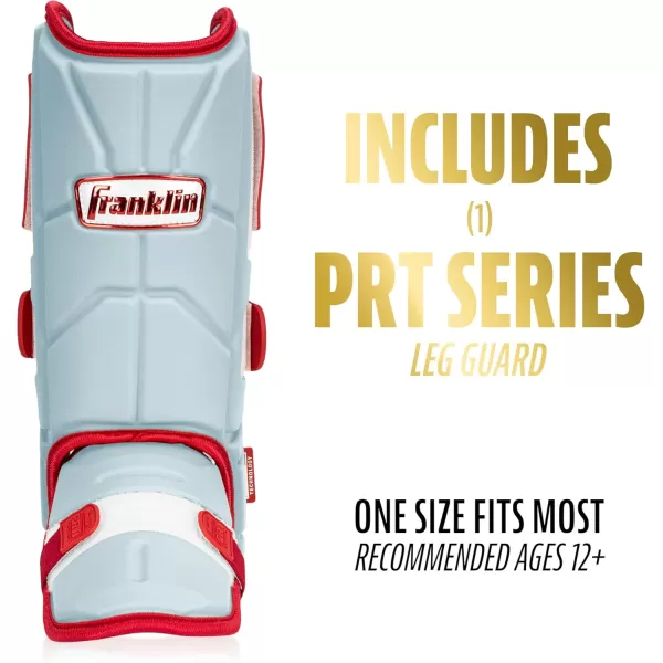 Franklin Sports PRT Series Adult Leg GuardCarolina BlueRed