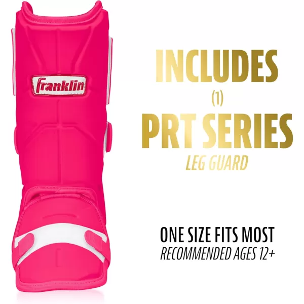 Franklin Sports PRT Series Adult Leg GuardOptic Pink