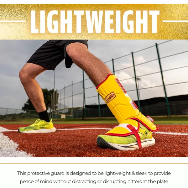 Franklin Sports PRT Series Adult Leg GuardRed