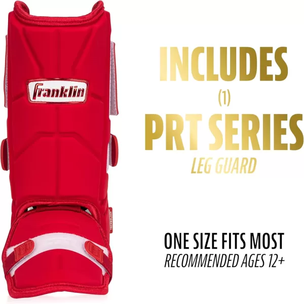 Franklin Sports PRT Series Adult Leg GuardRed