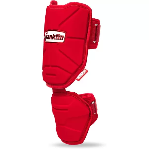 Franklin Sports Baseball Elbow Guard  PRT Series Adult Baseball  Softball Elbow Shield for BattingRed