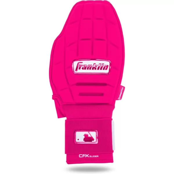 Franklin Sports MLB Baseball  Softball Sliding Mitt  CFX PRT Adult  Youth Protective Baserunning Sliding Gloves  Left  Right Hand Mitt  Hand  Wrist Protector for Running  Kids  Adults SizesOptic Pink