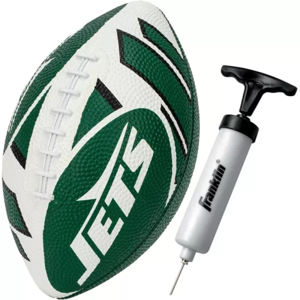 Franklin Sports NFL Team Footballs  Rubber Youth Mini Footballs for All NFL Teams  Kids Junior 85quot Football  Official NFL Licensed FootballsNew York Jets 2