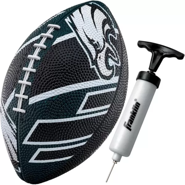 Franklin Sports NFL Team Footballs  Rubber Youth Mini Footballs for All NFL Teams  Kids Junior 85quot Football  Official NFL Licensed FootballsPhiladelphia Eagles