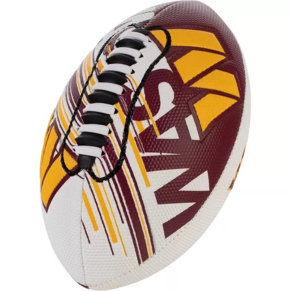 Franklin Sports NFL Team Footballs  Youth Mini Footballs for All NFL Teams  Kids Junior 85quot Football  Air Pump Sets  Official NFL Licensed FootballsWashington Commanders