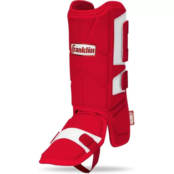Franklin Sports PRT Series Adult Leg GuardRed