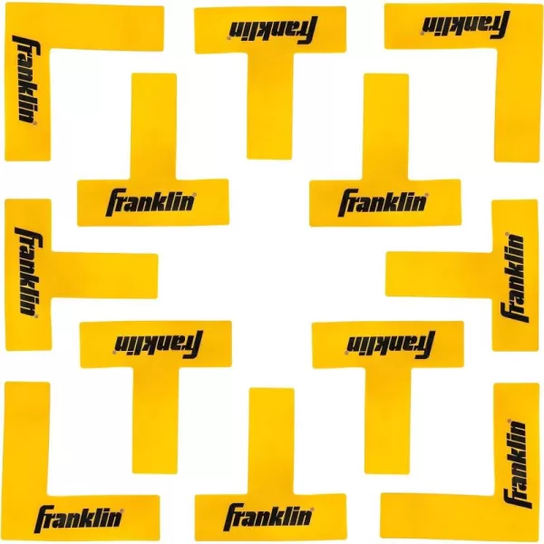 Franklin Sports Pickleball Court Marker Kit  Lines Marking Set with Tape Measure  Official Size Court Throw Down Markers