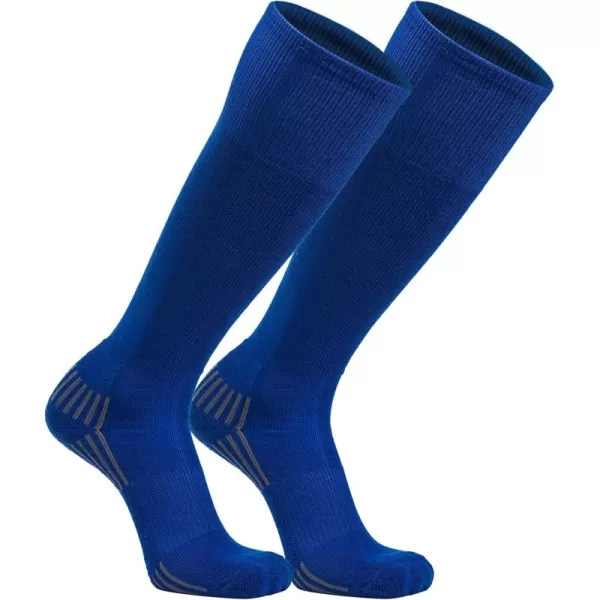 Franklin Sports Youth Baseball  Softball Socks  Baseball  Softball Knee Socks for Kids  Boys  Girls Tall Sports SocksRoyal Blue