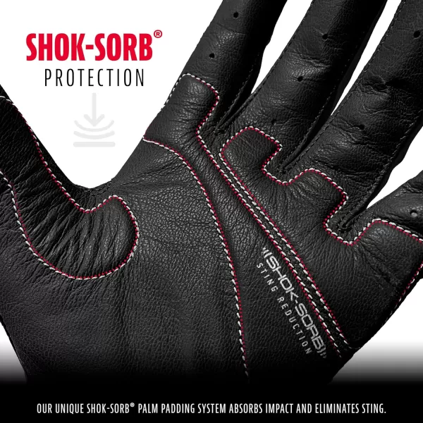 Franklin Sports MLB Baseball Batting Gloves  ShokSorb X Batting Gloves for Baseball  Softball  Adult  Youth Padded NonSting Batting Glove Pairs  Multiple Colors  SizesWhiteBlack