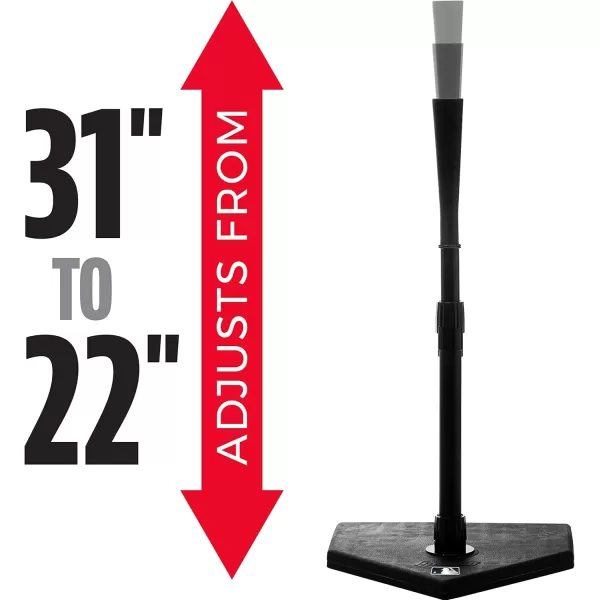 Franklin Sports MLB Flex Top Baseball Batting Tees  Portable Hitting Tees for Baseball Teeball  Softball Practice  Kids  Adult Batting Tee StandsPro