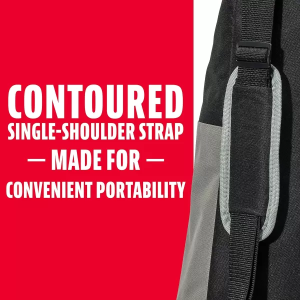 Franklin Sports Utility 144 Bag  MultiPurpose Bag  Fit Bat Up to 26quotBlackGray