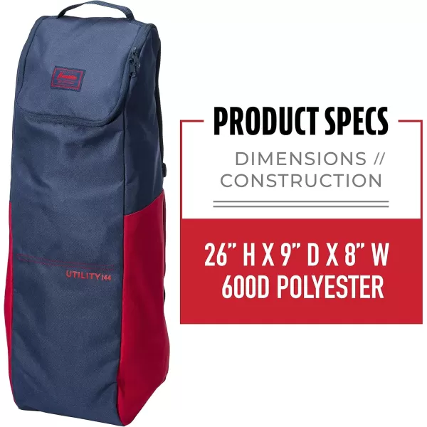 Franklin Sports Utility 144 Bag  MultiPurpose Bag  Fit Bat Up to 26quotNavyRed