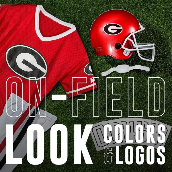 imageFranklin Sports NCAA Kids Football Uniform SetYouth Football Costume for Boys ampamp Girls  Set Includes Helmet Jersey ampamp PantsGeorgia Bulldogs
