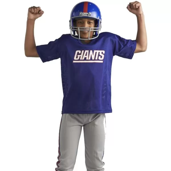imageFranklin Sports NFL Youth Football Uniform Set for Boys ampamp Girls  Includes Helmet Jersey ampamp Pants with Chinstrap  NumbersNew York Giants