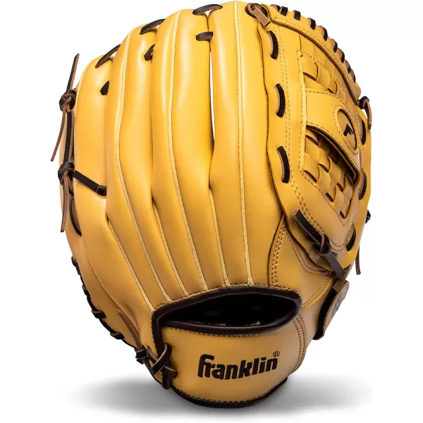 imageFranklin Sports Baseball  Softball Gloves  Field Master Adult  Youth Baseball  Softball Gloves  Right Hand  Left Hand Gloves  Infield  Outfield Mitts  Multiple Sizes  ColorsCamel