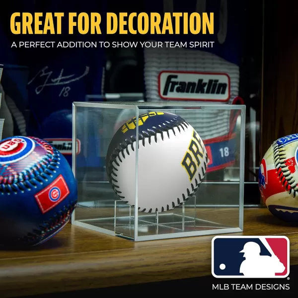 imageFranklin Sports MLB UnisexAdult MLB Team Logo Soft BaseballsTeam Color