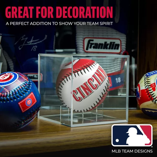 imageFranklin Sports MLB UnisexAdult MLB Team Logo Soft BaseballsTeam Color