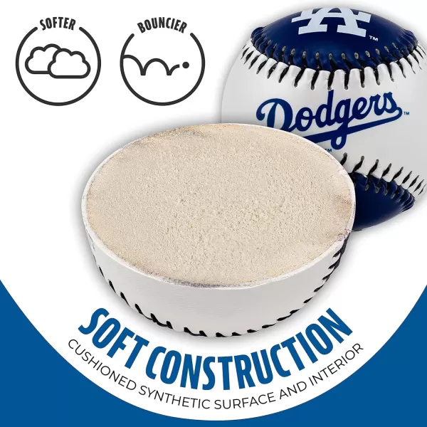 imageFranklin Sports MLB UnisexAdult MLB Team Logo Soft BaseballsTeam Color