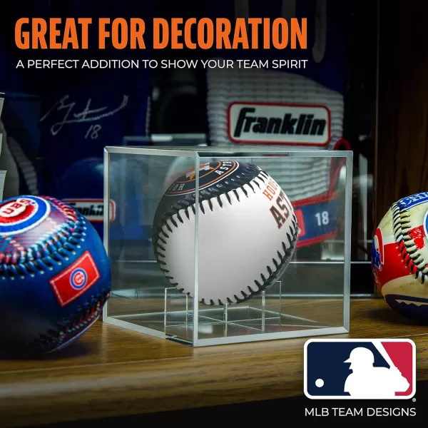 imageFranklin Sports MLB UnisexAdult MLB Team Logo Soft BaseballsTeam Color