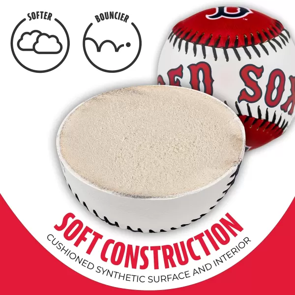 imageFranklin Sports MLB UnisexAdult MLB Team Logo Soft BaseballsTeam Color