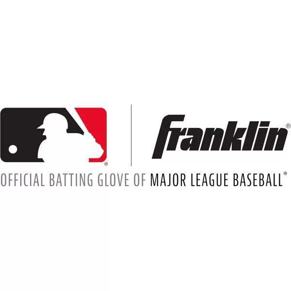 imageFranklin Sports MLB Baseball Batting Gloves  Pro Classic Batting Gloves for Baseball  Softball  Adult Mens  Youth Batting Glove PairsBlackGold
