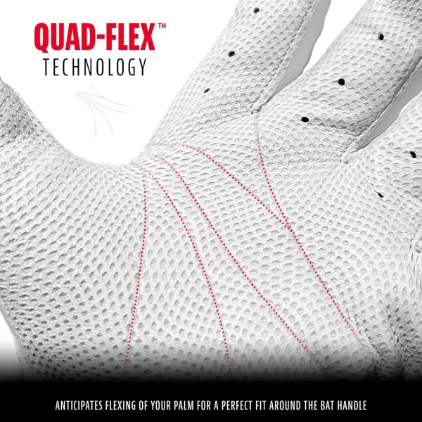 imageFranklin Sports MLB Baseball Batting Gloves  Pro Classic Batting Gloves for Baseball  Softball  Adult Mens  Youth Batting Glove PairsPearlRoyal