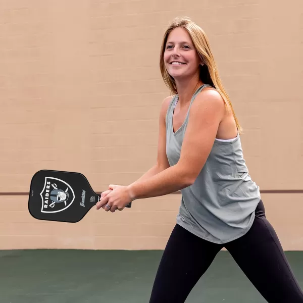 imageFranklin Sports NFL Pro Pickleball Paddle  13MM Signature Series Pro Pickleball Paddle with MaxGrit Surface  Official NFL Team  USAP Approved  Premium Quality  Authentic NFL Team LogosTeam Specific