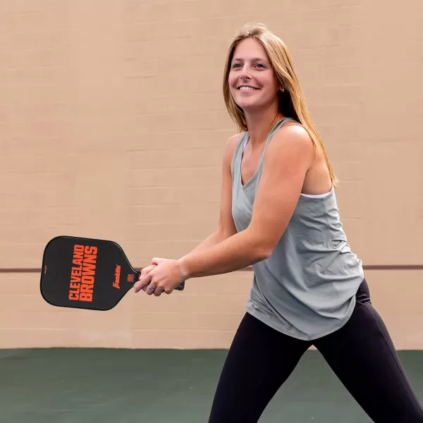 imageFranklin Sports NFL Pro Pickleball Paddle  13MM Signature Series Pro Pickleball Paddle with MaxGrit Surface  Official NFL Team  USAP Approved  Premium Quality  Authentic NFL Team LogosTeam Specific