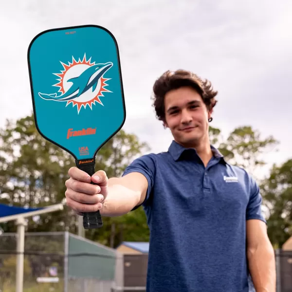 imageFranklin Sports NFL Pro Pickleball Paddle  13MM Signature Series Pro Pickleball Paddle with MaxGrit Surface  Official NFL Team  USAP Approved  Premium Quality  Authentic NFL Team LogosTeam Specific