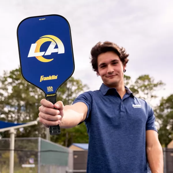 imageFranklin Sports NFL Pro Pickleball Paddle  13MM Signature Series Pro Pickleball Paddle with MaxGrit Surface  Official NFL Team  USAP Approved  Premium Quality  Authentic NFL Team LogosTeam Specific