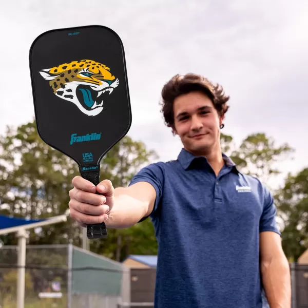 imageFranklin Sports NFL Pro Pickleball Paddle  13MM Signature Series Pro Pickleball Paddle with MaxGrit Surface  Official NFL Team  USAP Approved  Premium Quality  Authentic NFL Team LogosTeam Specific