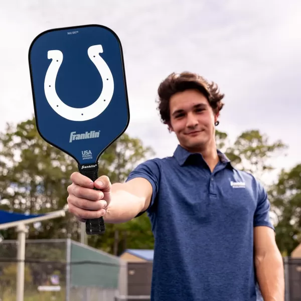 imageFranklin Sports NFL Pro Pickleball Paddle  13MM Signature Series Pro Pickleball Paddle with MaxGrit Surface  Official NFL Team  USAP Approved  Premium Quality  Authentic NFL Team LogosTeam Specific