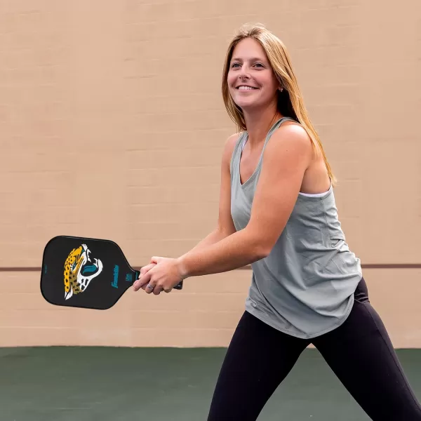 imageFranklin Sports NFL Pro Pickleball Paddle  13MM Signature Series Pro Pickleball Paddle with MaxGrit Surface  Official NFL Team  USAP Approved  Premium Quality  Authentic NFL Team LogosTeam Specific